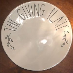 SOLD Rae Dunn Giving Plate